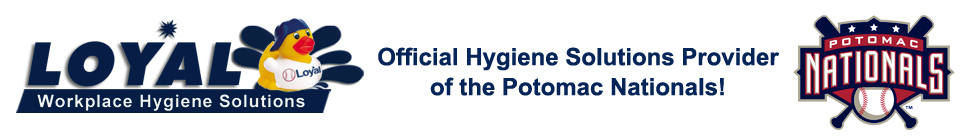 Loyal is the Official Hygiene Solutions Provider for the Potomac Nationals
